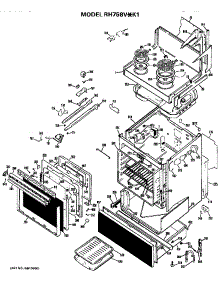 Stove parts for Hot Point Electric Range RH758V*K1 from AppliancePartsPros.com