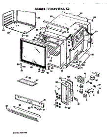 Microwave parts for Hot Point Electric Range RH758V*K3 from AppliancePartsPros.com