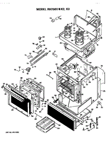 Oven parts for Hot Point Electric Range RH758V*K3 from AppliancePartsPros.com