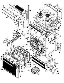 Range Assemblly parts for Hot Point Electric Range RH960G*01 from AppliancePartsPros.com