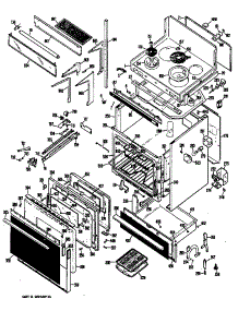 Range Assembly parts for Hot Point Electric Range RH960G*03 from AppliancePartsPros.com