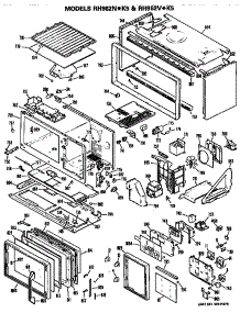 Microwave parts for Hot Point Electric Range RH962V*K5 from AppliancePartsPros.com
