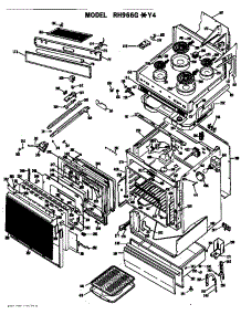 Range Assembly parts for Hot Point Electric Range RH966G*Y4 from AppliancePartsPros.com