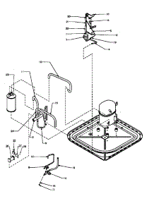 Compressor / Tubing (Rha48a2a / P1180207c) (Rha48a3a / P1180208c) (Rha48a4a / P1180212c) parts for Amana Heating Cooling Combined Unit RHA36A3A/P1180205C from AppliancePartsPros.com