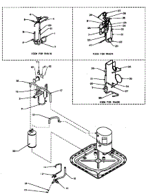 Compressor / Tubing (Rha18a2a / P1180201c) (Rha24a2a / P1180202c) (Rha30a2a / P1180203c) (Rha36a2a / P1180204c) parts for Amana Heating Cooling Combined Unit RHA36A4A/P1180211C from AppliancePartsPros.com