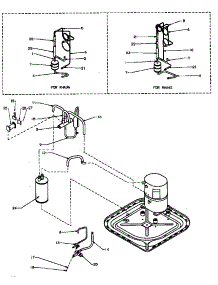 Compressor / Tubing (Rha30a2a / P1180203c) (Rha36a2a / P1180204c) (Rha36a3a / P1180205c) (Rha36a4a / P1180211c) (Rha42a2a / P1180206c) (Rha48a2a / P1180207c) (Rha48a4a / P1180212c) parts for Amana Heating Cooling Combined Unit RHA60A3A/P1180210C from AppliancePartsPros.com