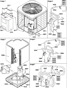 Control Cover / Condenser / Tubing parts for Amana Heating Cooling Combined Unit RHE24A2A/P1219109C from AppliancePartsPros.com