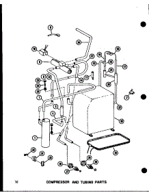 Compressor And Tubing Parts (Erhq24 / P55200-49C) (Erhq30 / P55200-52C) (Rhq36 / P55200-53C) parts for Amana Central Air Conditioner RHQ36/P55200-53C from AppliancePartsPros.com