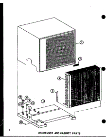 Condenser And Cabinet Parts (Erhq24 / P55200-49C) (Erhq30 / P55200-52C) (Rhq36 / P55200-53C) parts for Amana Central Air Conditioner RHQ48-003/P55201-50C from AppliancePartsPros.com
