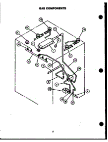 Gas Components parts for Caloric Gas Range RHS353-OF from AppliancePartsPros.com