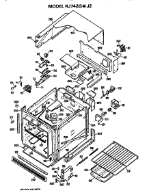 Main Body parts for Hot Point Electric Range RJ742G*J2 from AppliancePartsPros.com