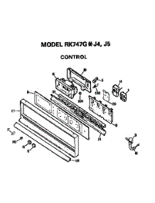 Control parts for Hot Point Electric Range RK747G*J4 from AppliancePartsPros.com