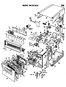 Oven Assembly parts for Hot Point Electric Range RK767*D1 from AppliancePartsPros.com