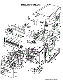 Oven Assembly parts for Hot Point Electric Range RK767*T5 from AppliancePartsPros.com