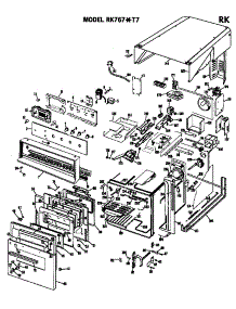 Oven Assembly parts for Hot Point Electric Range RK767*T7 from AppliancePartsPros.com