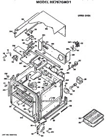 Upper Oven parts for Hot Point Range/Microwave Combo RK767G*D1 from AppliancePartsPros.com