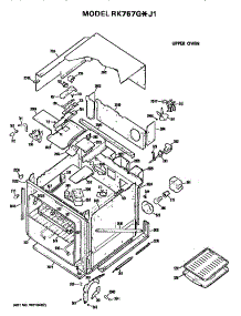 Upper Oven parts for Hot Point Electric Wall Oven RK767G*J1 from AppliancePartsPros.com