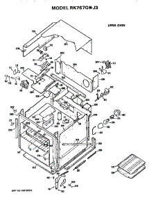 Upper Oven parts for Hot Point Electric Range RK767G*J3 from AppliancePartsPros.com