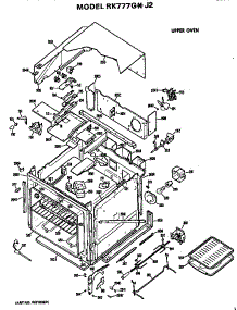 Upper Oven parts for Hot Point Electric Range RK777G*J2 from AppliancePartsPros.com