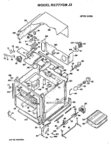 Upper Oven parts for Hot Point Electric Range RK777G*J3 from AppliancePartsPros.com
