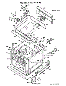 Lower Oven parts for Hot Point Electric Range RK777G*J3 from AppliancePartsPros.com
