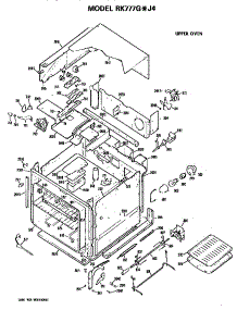 Upper Oven parts for Hot Point Electric Range RK777G*J4 from AppliancePartsPros.com