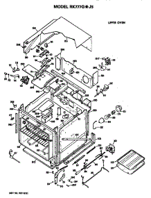 Upper Oven parts for Hot Point Electric Range RK777G*J5 from AppliancePartsPros.com