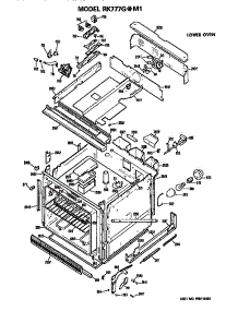 Lower Oven parts for Hot Point Electric Range RK777G*M1 from AppliancePartsPros.com