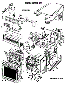 Upper Oven parts for Hot Point Electric Range RK777G*T9 from AppliancePartsPros.com