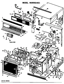 Oven Assembly parts for Hot Point Electric Range RK955G*01 from AppliancePartsPros.com