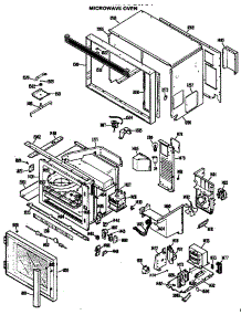 Microwave Oven parts for Hot Point Range/Microwave Combo RK960G*01 from AppliancePartsPros.com