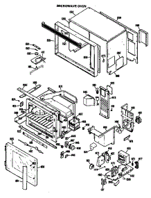 Microwave Oven parts for Hot Point Range/Microwave Combo RK960G*03 from AppliancePartsPros.com