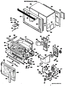 Microwave Oven parts for Hot Point Range/Microwave Combo RK961G*01 from AppliancePartsPros.com