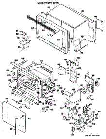 Microwave Oven parts for Hot Point Range/Microwave Combo RK961G*J1 from AppliancePartsPros.com