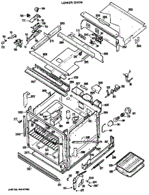 Lower Oven parts for Hot Point Range/Microwave Combo RK961G*J3 from AppliancePartsPros.com