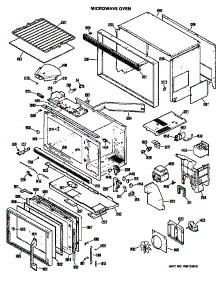 Microwave Oven parts for Hot Point Range/Microwave Combo RK962G*K1 from AppliancePartsPros.com