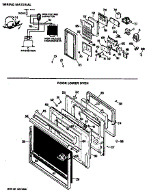 Wiring Material parts for Hot Point Range/Microwave Combo RK962G*K3 from AppliancePartsPros.com
