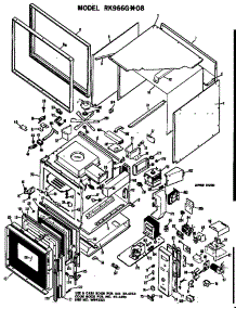 Oven Assembly parts for Hot Point Electric Range RK966G*08 from AppliancePartsPros.com