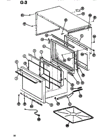 Exterior (Rl53a / P7578802m) (Rl55a / P7548202m) parts for Amana Countertop Microwave RL55A/P7548202M from AppliancePartsPros.com