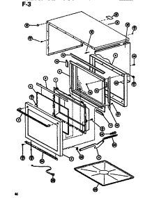Exterior (Rl59a / P7547302m) parts for Amana Countertop Microwave RL59A/P7547302M from AppliancePartsPros.com