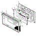 Oven Door Assembly (Rln347ul / P1142959nl) (Rln347uw / P1142959nw) (Rln362ul / P1142960nl) (Rln362uw / P1142960nw)