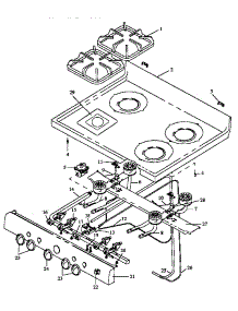 Open Top Burner Assembly (Rln330uw / P1143073nw) (Rln340ul / P1143074nl) (Rln340uw / P1143074nw) (Rln340vl / P1143075nl) (Rln340vw / P1143075nw) (Rln345ul / P1143076nl) (Rln345uw / P1143076nw) (Rln347ul / P1143077nl) (Rln347uw / P1143077nw) (Rln362ul / P1143078nl) (Rln362uw parts for Caloric Gas Range RLN367UL/P1143079NL from AppliancePartsPros.com