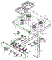 Sealed Top Burner Assembly (Rln367ul / P1143079nl) (Rln367uw / P1143079nw) (Rln383ul / P1143080nl) (Rln383uw / P1143080nw) (Rln385ul / P1143085nl) (Rln385uw / P1143085nw) (Rln385uww / P1143085nww) (Rmn383ul / P1143081nl)