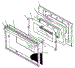 Oven Door Assembly (Rln347ul / P1143077nl) (Rln347uw / P1143077nw) (Rln362ul / P1143078nl) (Rln362uw / P1143078nw) (Rln367ul / P1143079nl) (Rln367uw / P1143079nw) (Rln381ul / P1143084nl) (Rln381uw / P1143084nw) (Rln381uww / P1143084nww) (Rln383ul / P1143080nl) (Rln383uw / P114