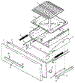Broiler Drawer Assembly (Rln330uw / P1143073nw) (Rln340ul / P1143074nl) (Rln340uw / P1143074nw) (Rln340vl / P1143075nl) (Rln340vw / P1143075nw) (Rln345ul / P1143076nl) (Rln345uw / P1143076nw) (Rln347ul / P1143077nl) (Rln347uw / P1143077nw) (Rln362ul / P1143078nl) (Rln362uw / P