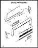 Backguard Assembly (Rls351) (Rms351) (Rls352) (Rms352) (Rls353) (Rms353) (Rms354) (Rls354) (Rls346) (Rms346) (Rls356) (Rms356) (Rls359) (Rms359) (Rls358) (Rms358) (Rls368) (Rms368)