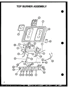 Tob Burner Assembly parts for Caloric Gas Range RLT359UCO/P1141108NI from AppliancePartsPros.com