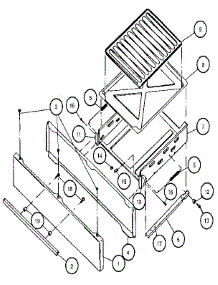 Broiler parts for Caloric Gas Range RLT375U from AppliancePartsPros.com