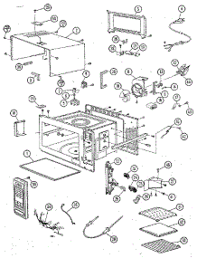 Microwave Parts parts for Amana Countertop Microwave RMC720A from AppliancePartsPros.com