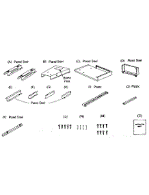 Trim Kit Rmc1tka parts for Amana Countertop Microwave RMC720A from AppliancePartsPros.com